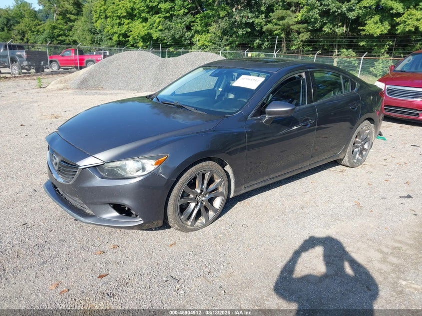 2014 Mazda 6 VIN JM1GJ1W67E1118450 IAAI salvage auction — FRONT END, Salvage (Ohio), sold $750 on 2026-09-01 (photo 2)