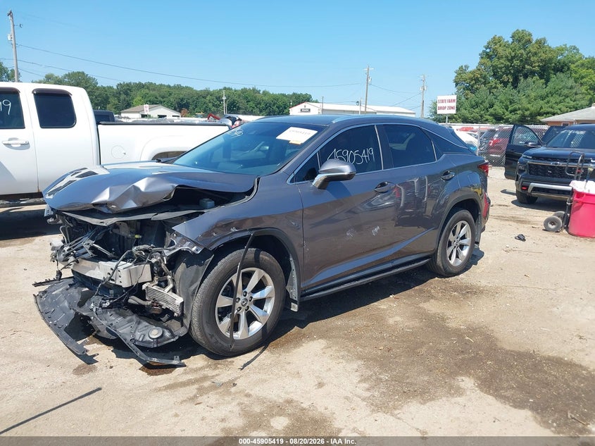 2019 Lexus Rx VIN 2T2BZMCA6KC172659 IAAI salvage auction — FRONT END, Salvage Title, sold $7,900 on 2026-10-10 (photo 2)