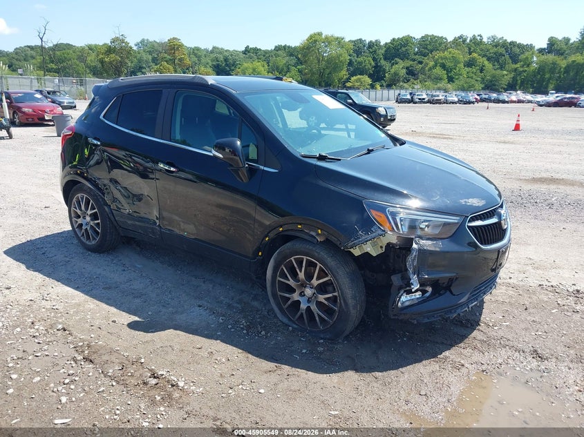 2018 Buick Encore VIN KL4CJ1SB5JB542015 IAAI salvage auction — SIDE, Salvage Title, sold $225 on 2026-09-30 (photo 1)