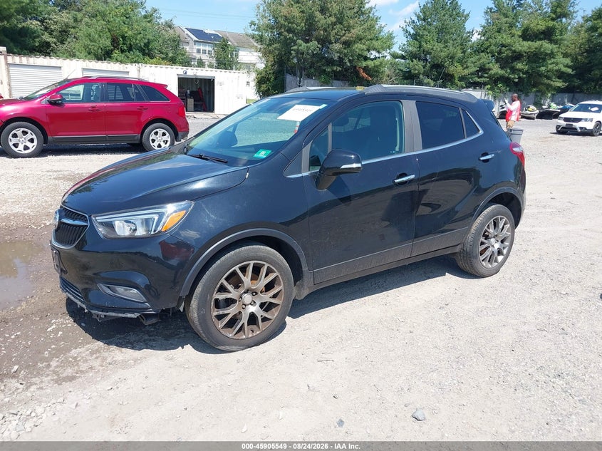 2018 Buick Encore VIN KL4CJ1SB5JB542015 IAAI salvage auction — SIDE, Salvage Title, sold $225 on 2026-09-30 (photo 2)