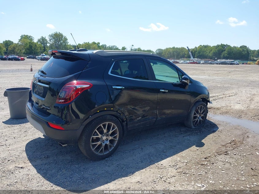 2018 Buick Encore VIN KL4CJ1SB5JB542015 IAAI salvage auction — SIDE, Salvage Title, sold $225 on 2026-09-30 (photo 4)