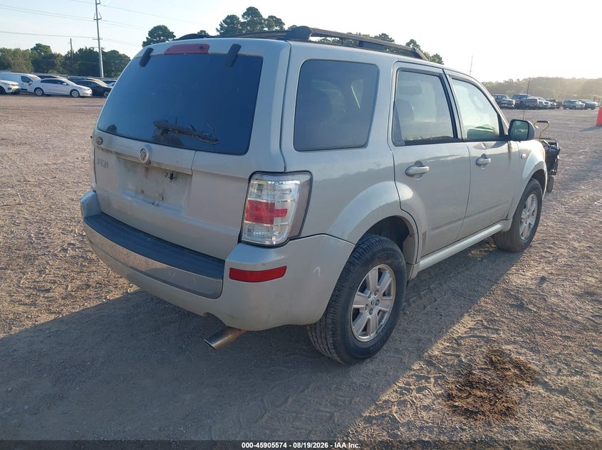 2009 Mercury Mariner VIN 4M2CU81G99KJ08494 IAAI salvage auction — REAR END, Nrc Lienholder Repossession Paperwork (Texas), sold $275 on 2026-09-11 (photo 4)