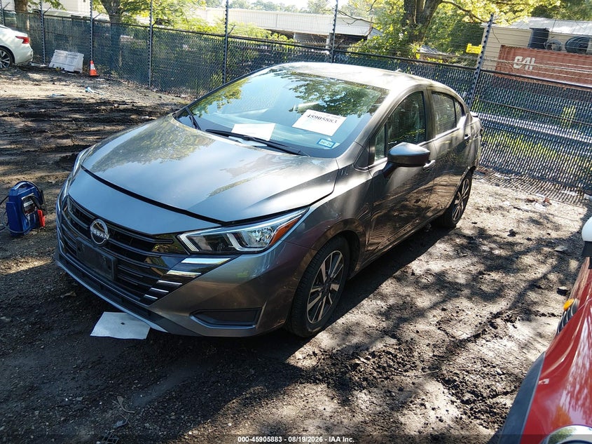 2024 Nissan Versa VIN 3N1CN8EV8RL910211 IAAI salvage auction — REAR END, Salvage Title, sold $8,100 on 2026-08-23 (photo 2)