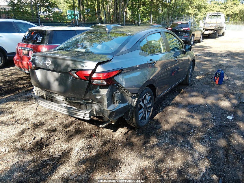 2024 Nissan Versa VIN 3N1CN8EV8RL910211 IAAI salvage auction — REAR END, Salvage Title, sold $8,100 on 2026-08-23 (photo 4)
