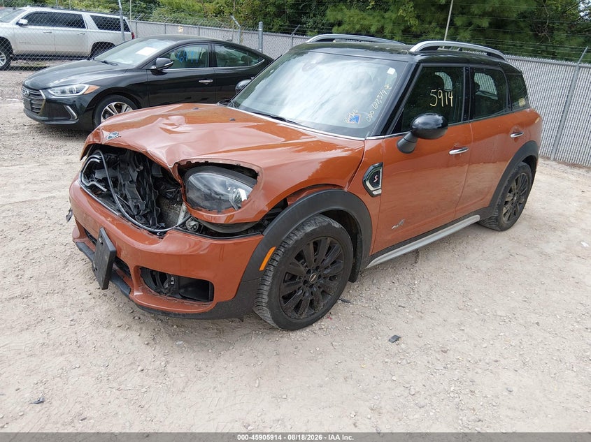 2019 Mini Countryman VIN WMZYT5C51K3G92305 IAAI salvage auction — FRONT END, Clear (Wisconsin), sold $1,700 on 2026-09-23 (photo 2)