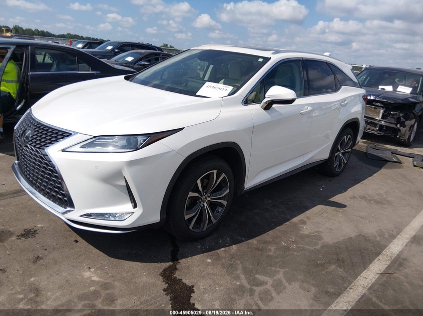 2022 Lexus RX 350L VIN JTJHZKEA5N2025409 IAAI salvage auction — Rear End, Salvage (North Carolina), sold $21,200 on 2026-09-12 (photo 2)