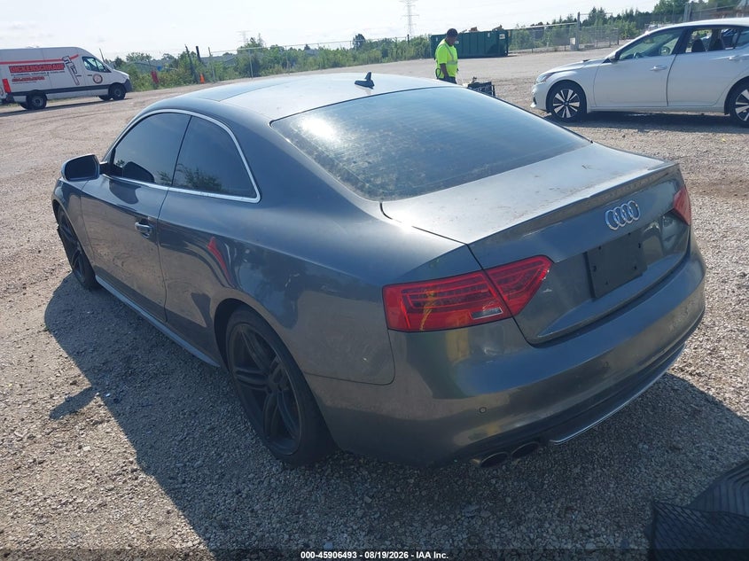 2013 Audi S5 VIN WAUVGAFR2DA006957 IAAI salvage auction — FRONT END, Wait Title, sold $1,100 on 2026-09-27 (photo 3)