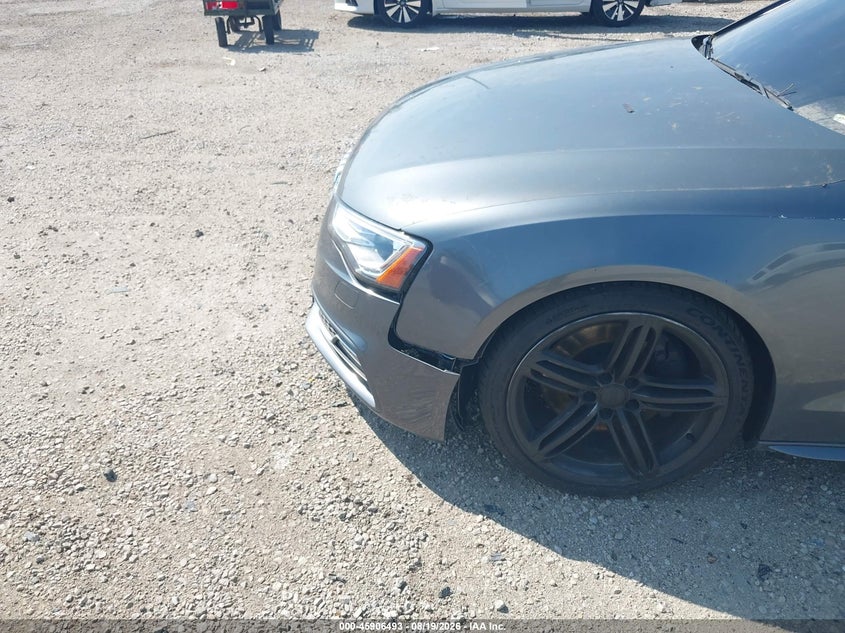 2013 Audi S5 VIN WAUVGAFR2DA006957 IAAI salvage auction — FRONT END, Wait Title, sold $1,100 on 2026-09-27 (photo 6)