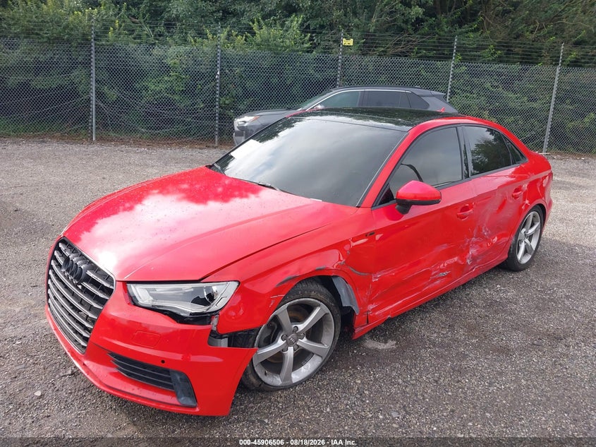 2016 Audi A3 VIN WAUB8GFF6G1019837 IAAI salvage auction — FRONT END, Salvage (Pennsylvania), sold $1,500 on 2026-09-01 (photo 2)