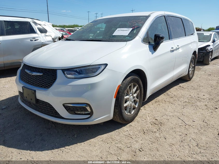 2025 Chrysler Pacifica VIN 2C4RC1BG7SR601235 IAAI salvage auction — RIGHT FRONT, Enterprise Vehicles Clear Only (Illinois), sold $19,475 on 2026-08-24 (photo 2)