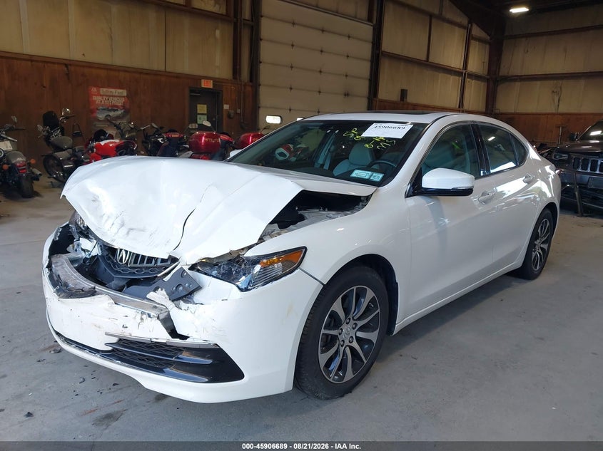 2015 Acura Tlx VIN 19UUB1F5XFA002752 IAAI salvage auction — FRONT END, Salvage Title, sold $2,600 on 2026-09-09 (photo 2)