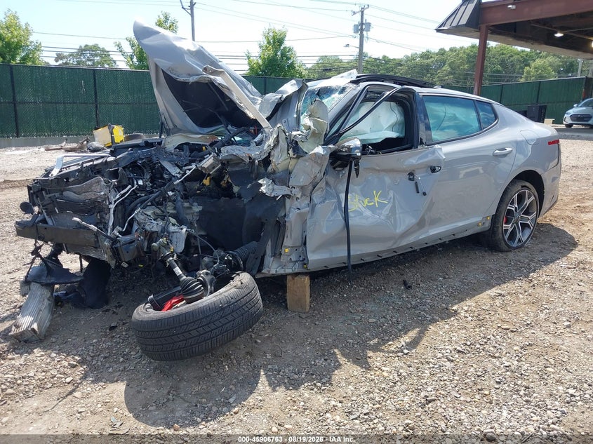 2019 Kia Stinger VIN KNAE55LC9K6059698 IAAI salvage auction — FRONT END, Wait Title, sold $1,000 on 2026-09-11 (photo 6)