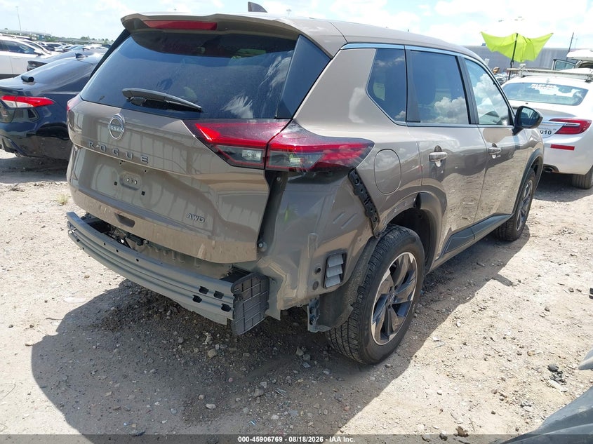 2025 Nissan Rogue VIN JN8BT3BB7SW415286 IAAI salvage auction — LEFT REAR, Enterprise Vehicles Clear Only (Oklahoma), sold $14,950 on 2026-08-20 (photo 4)