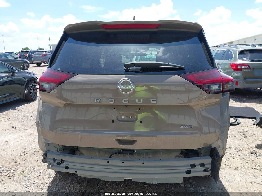 2025 Nissan Rogue VIN JN8BT3BB7SW415286 IAAI salvage auction — LEFT REAR, Enterprise Vehicles Clear Only (Oklahoma), sold $14,950 on 2026-08-20 (photo 6)