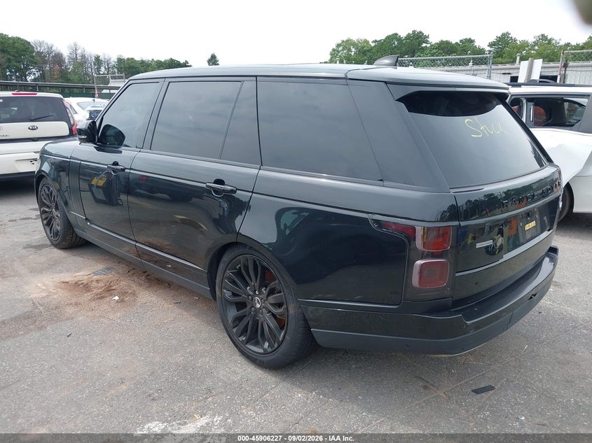 2018 Land rover RANGE ROVER VIN SALGS5RE0JA382202 IAAI salvage auction — THEFT, Salvage Title, sold $11,900 on 2026-10-05 (photo 3)