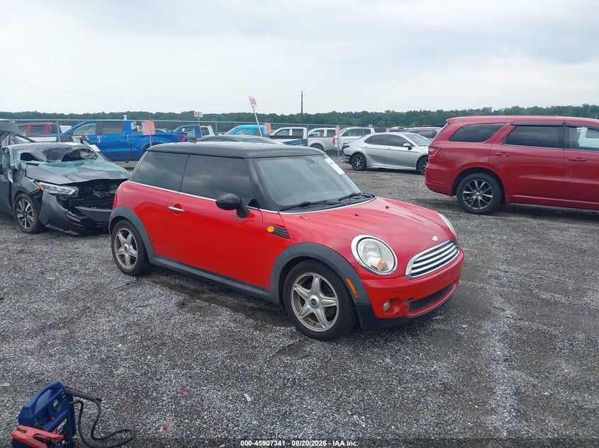 2009 Mini Cooper VIN WMWMF33549TT69056 IAAI salvage auction — NORMAL WEAR, Clear (Pennsylvania), sold $250 on 2026-09-23 (photo 1)