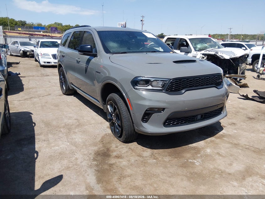 2023 Dodge Durango VIN 1C4SDJCT7PC676401 IAAI salvage auction — LEFT FRONT, Wait Title, sold $8,100 on 2026-10-14 (photo 1)