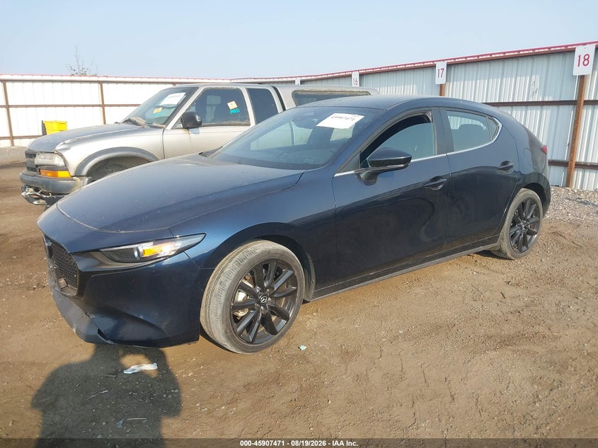 2025 Mazda 3 VIN JM1BPAKMXS1752988 IAAI salvage auction — FRONT END, Enterprise Vehicles Clear Only (Washington), sold $13,700 on 2026-08-26 (photo 2)
