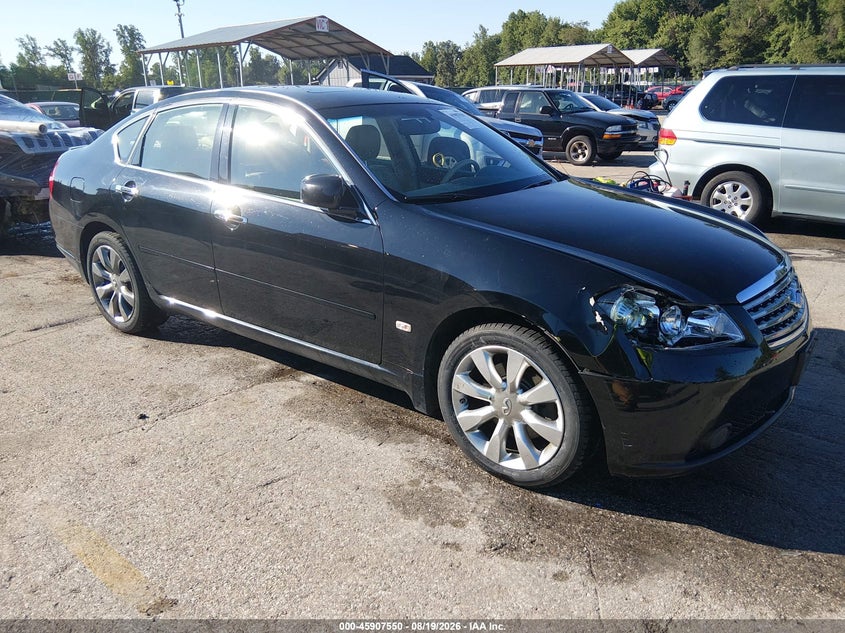 2007 Infiniti M35 VIN JNKAY01FX7M452538 IAAI salvage auction — FRONT END, Clear (Virginia), sold $575 on 2026-09-03 (photo 1)