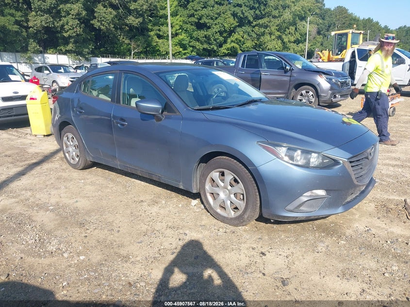 2016 Mazda 3 VIN 3MZBM1T78GM248870 IAAI salvage auction — LEFT SIDE, Salvage (Georgia), sold $975 on 2026-09-17 (photo 1)