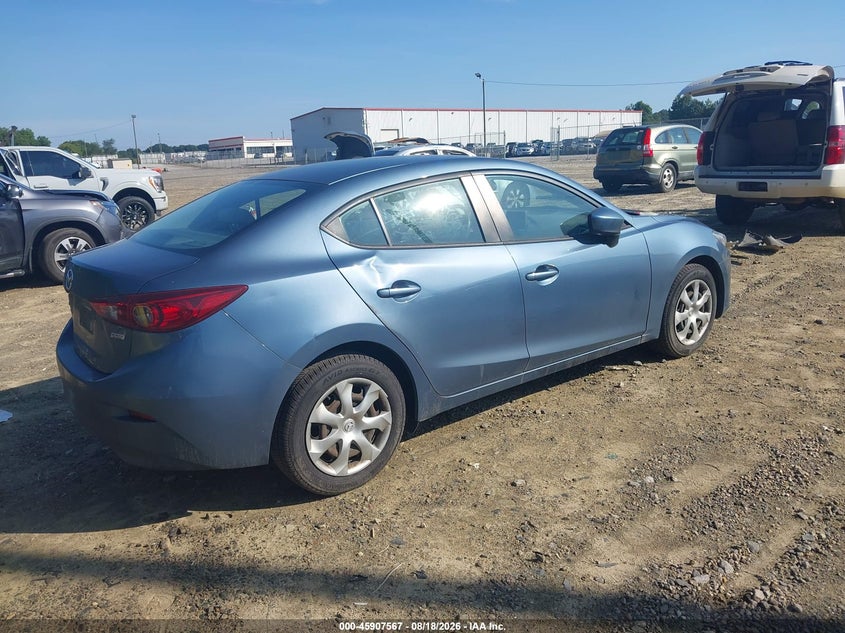 2016 Mazda 3 VIN 3MZBM1T78GM248870 IAAI salvage auction — LEFT SIDE, Salvage (Georgia), sold $975 on 2026-09-17 (photo 4)