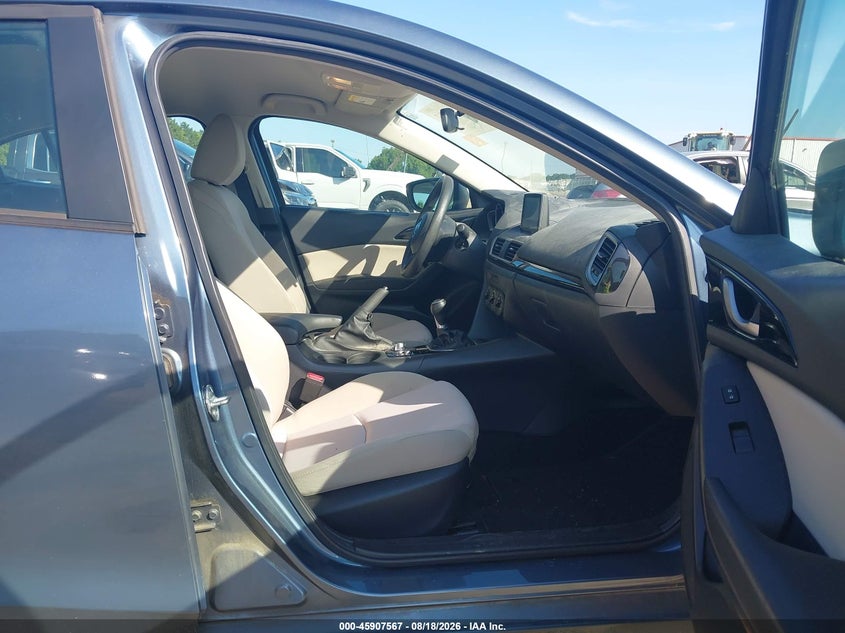 2016 Mazda 3 VIN 3MZBM1T78GM248870 IAAI salvage auction — LEFT SIDE, Salvage (Georgia), sold $975 on 2026-09-17 (photo 5)