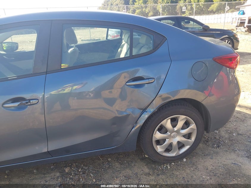 2016 Mazda 3 VIN 3MZBM1T78GM248870 IAAI salvage auction — LEFT SIDE, Salvage (Georgia), sold $975 on 2026-09-17 (photo 6)