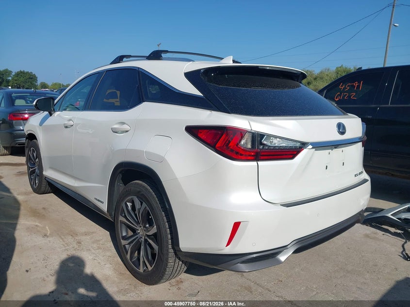 2016 Lexus Rx 450h VIN 2T2BGMCA1GC008121 IAAI salvage auction — FRONT END, Salvage (Ohio), sold $12,500 on 2026-09-08 (photo 3)