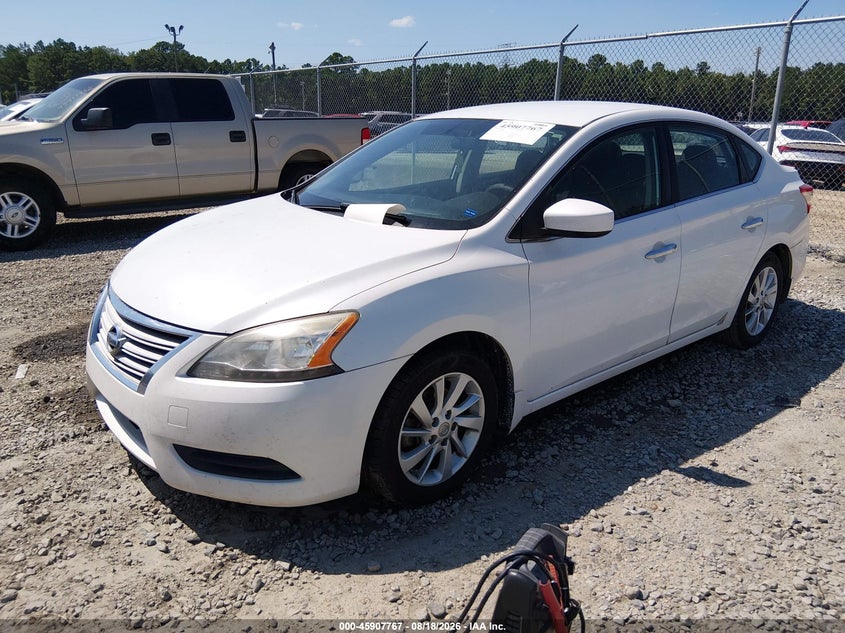 2013 Nissan Sentra VIN 3N1AB7AP4DL676241 IAAI salvage auction — NORMAL WEAR, Clear (Georgia), sold $550 on 2026-09-10 (photo 2)