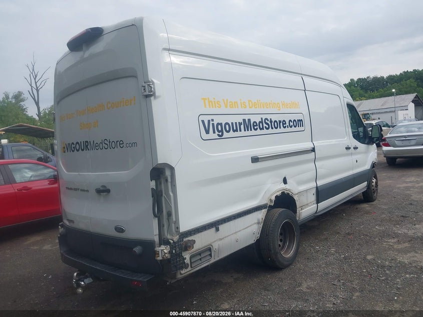 2018 Ford Transit VIN 1FTBF4XV0JKA91874 IAAI salvage auction — FRONT END, Salvage - Greater Than 75% (Maryland), sold $275 on 2026-09-07 (photo 4)
