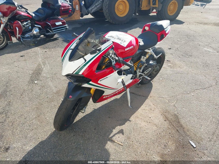 2012 Ducati Panigale VIN ZDM14BPW1CB001587 IAAI salvage auction — FRONT END, Mv-907A (New York), sold $3,650 on 2026-09-15 (photo 2)
