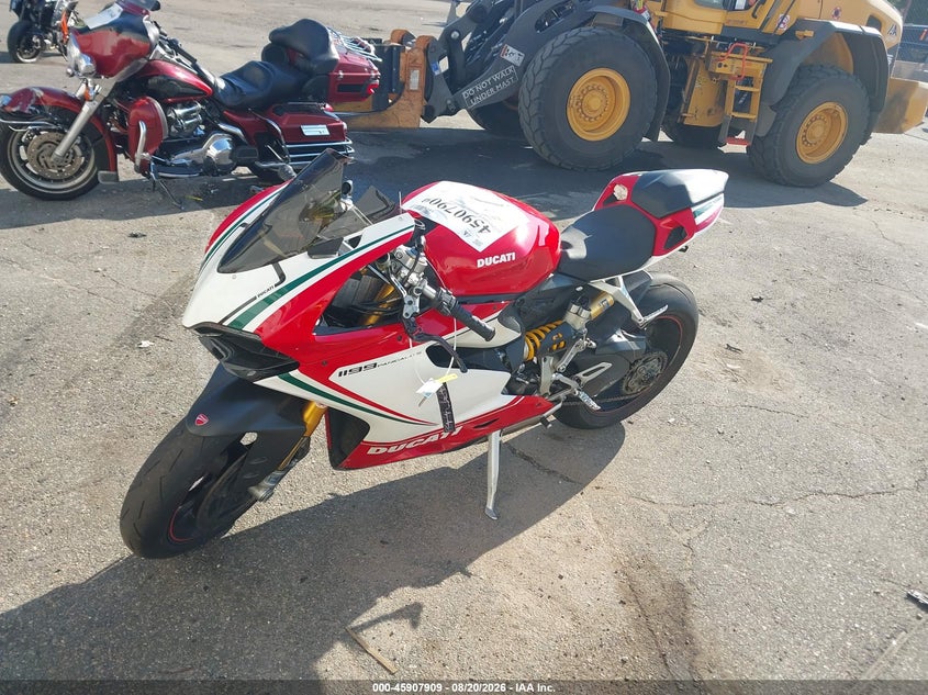 2012 Ducati Panigale VIN ZDM14BPW1CB001587 IAAI salvage auction — FRONT END, Mv-907A (New York), sold $3,650 on 2026-09-15 (photo 9)