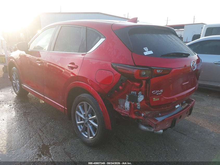 2025 Mazda Cx-5 VIN JM3KFBBL9S0620849 IAAI salvage auction — REAR END, Salvage (Louisiana), sold $9,450 on 2026-09-15 (photo 3)