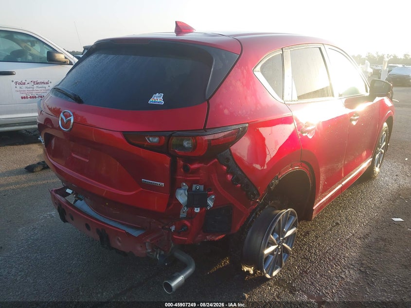 2025 Mazda Cx-5 VIN JM3KFBBL9S0620849 IAAI salvage auction — REAR END, Salvage (Louisiana), sold $9,450 on 2026-09-15 (photo 4)