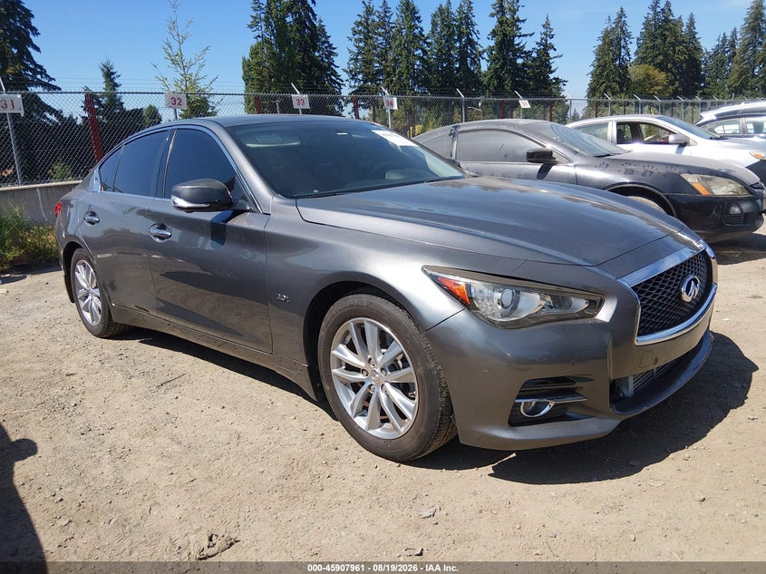 2016 Infiniti Q50 VIN JN1EV7AP0GM305533 IAAI salvage auction — NORMAL WEAR, Clear (Washington), sold $3,900 on 2026-09-23 (photo 1)