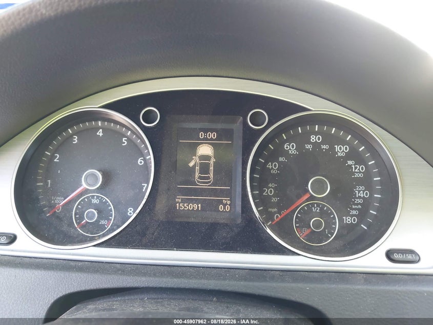 2014 Volkswagen Passat cc VIN WVWBN7AN5EE505295 IAAI salvage auction — NORMAL WEAR, Original (Texas), sold $350 on 2026-08-24 (photo 7)