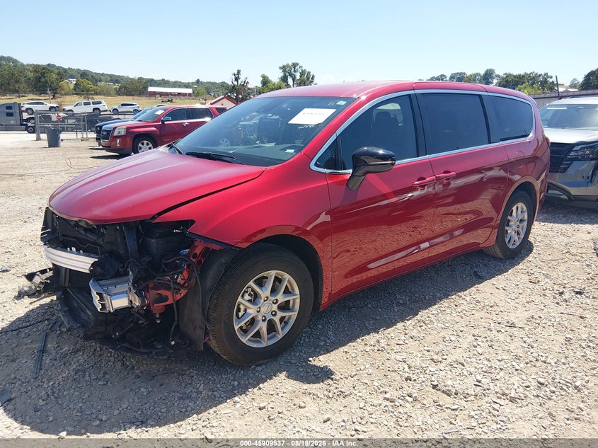 2025 Chrysler Pacifica VIN 2C4RC1BG3SR614290 IAAI salvage auction — FRONT END, Salvage Title, sold $14,100 on 2026-08-26 (photo 2)