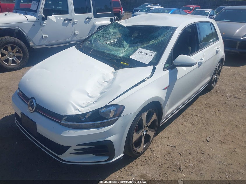 2019 Volkswagen Golf gti VIN 3VW6T7AU1KM018189 IAAI salvage auction — ROLLOVER, Wait Title, sold $2,800 on 2026-09-27 (photo 2)