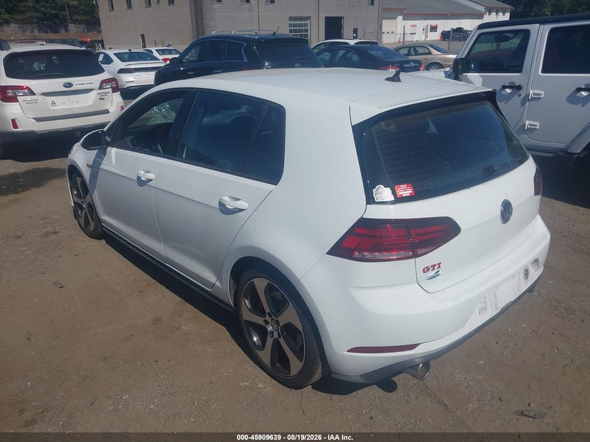 2019 Volkswagen Golf gti VIN 3VW6T7AU1KM018189 IAAI salvage auction — ROLLOVER, Wait Title, sold $2,800 on 2026-09-27 (photo 3)
