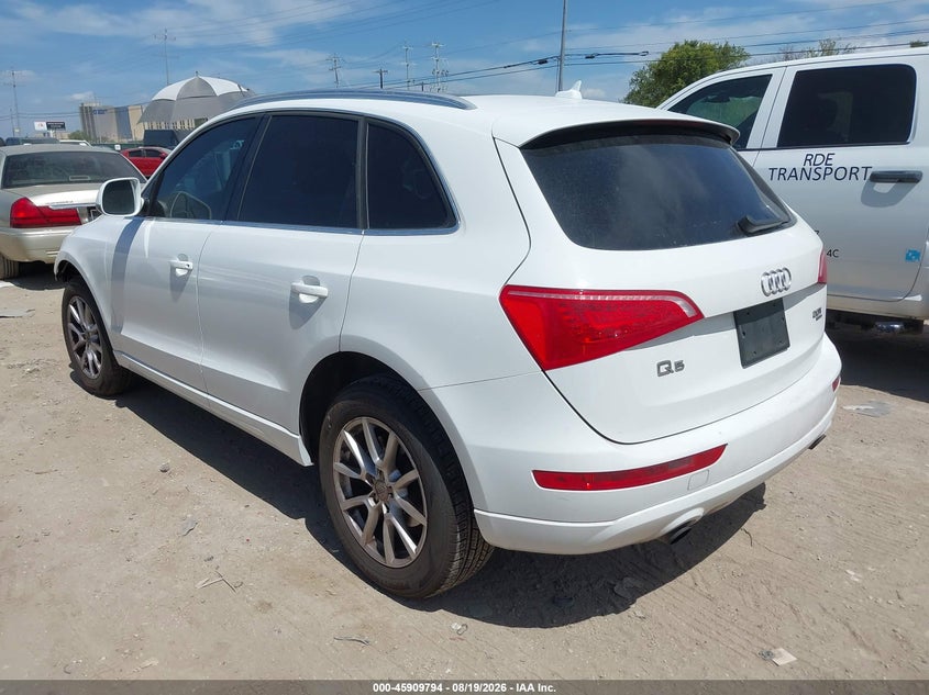 2012 Audi Q5 VIN WA1LFAFP7CA058167 IAAI salvage auction — FRONT END, Original (Texas), sold $0 on 2026-10-06 (photo 3)