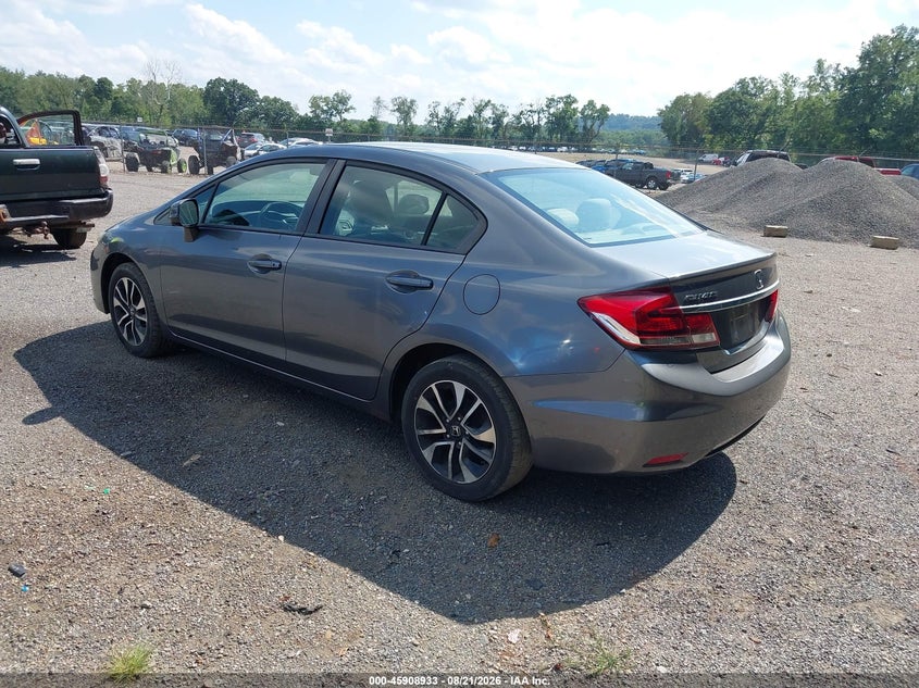 2013 Honda Civic VIN 19XFB2F86DE037287 IAAI salvage auction — NORMAL WEAR, Original (Ohio), sold $525 on 2026-09-01 (photo 3)