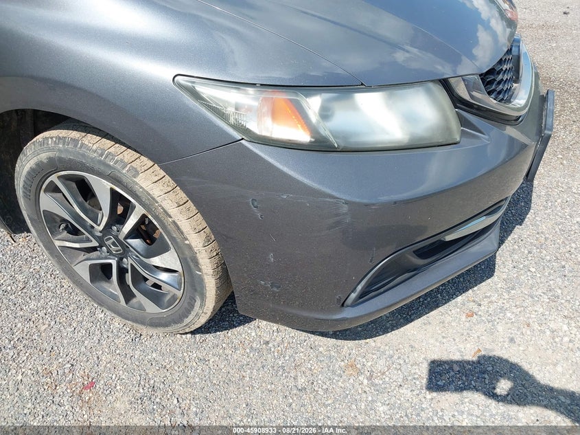 2013 Honda Civic VIN 19XFB2F86DE037287 IAAI salvage auction — NORMAL WEAR, Original (Ohio), sold $525 on 2026-09-01 (photo 6)