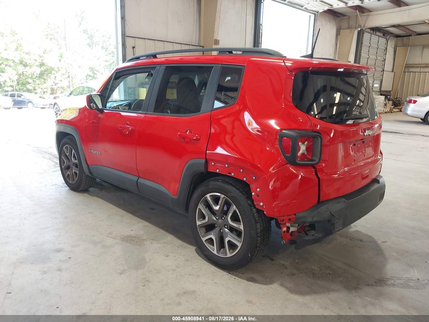 2018 Jeep Renegade VIN ZACCJABB1JPG90917 IAAI salvage auction — REAR END, Clear (North Carolina), sold $1,600 on 2026-08-20 (photo 3)