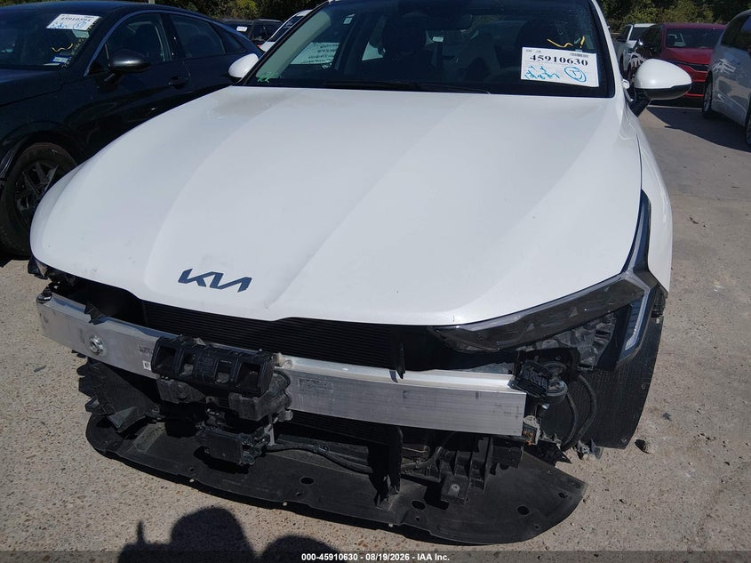2026 Kia K5 VIN KNAG24J75T5446631 IAAI salvage auction — FRONT END, Enterprise Vehicles Clear Only (Texas), sold $13,600 on 2026-08-24 (photo 6)