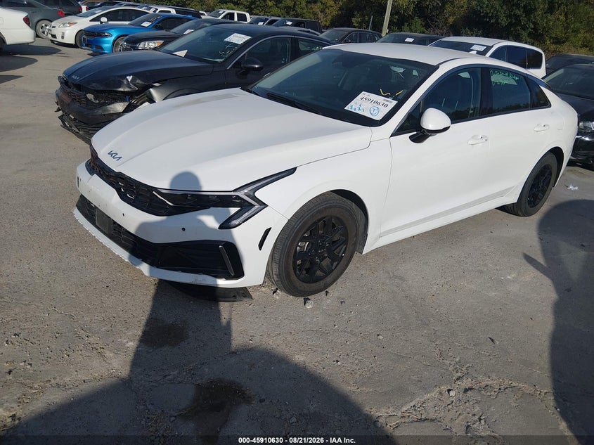 2026 Kia K5 VIN KNAG24J75T5446631 IAAI salvage auction — FRONT END, Enterprise Vehicles Clear Only (Texas), sold $13,600 on 2026-08-24 (photo 2)