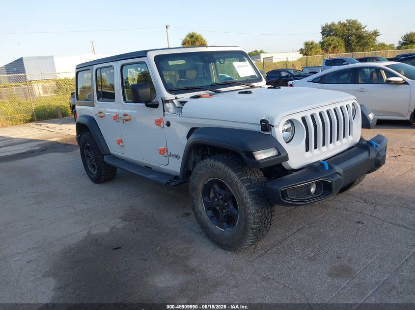 2021 Jeep Wrangler unlimited VIN 1C4HJXDN1MW648061 — IAAI salvage auction photo