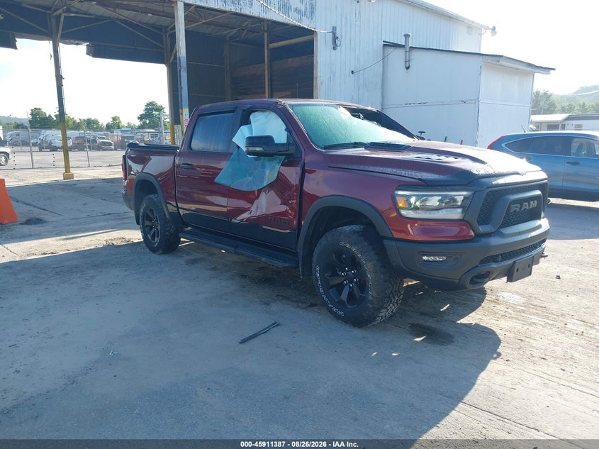 2024 Ram 1500 VIN 1C6SRFLTXRN191456 IAAI salvage auction — FRONT & REAR, Salvage Title, sold $13,750 on 2026-09-24 (photo 1)