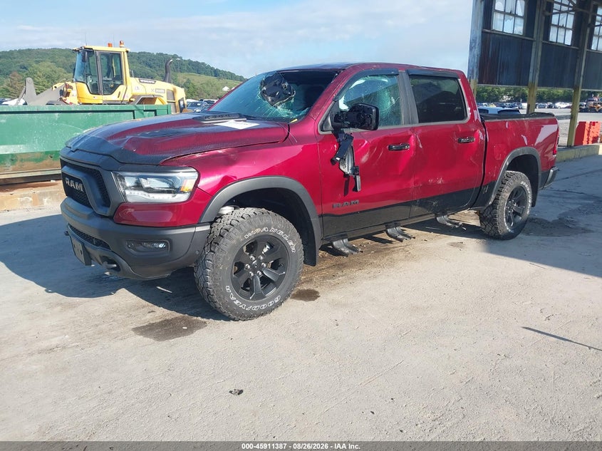 2024 Ram 1500 VIN 1C6SRFLTXRN191456 IAAI salvage auction — FRONT & REAR, Salvage Title, sold $13,750 on 2026-09-24 (photo 2)