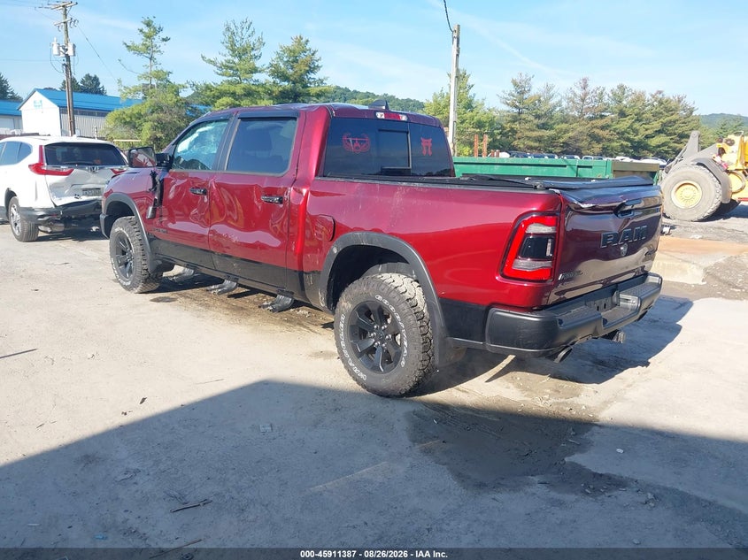 2024 Ram 1500 VIN 1C6SRFLTXRN191456 IAAI salvage auction — FRONT & REAR, Salvage Title, sold $13,750 on 2026-09-24 (photo 3)