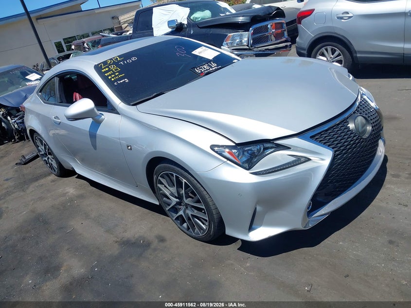 2017 Lexus Rc VIN JTHHE5BC0H5017144 — IAAI salvage auction photo